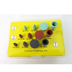 Kit frese per lucidatura in metallo amalgama dentale lucidante in gomma a bassa velocità RA Bur - Product Image 6