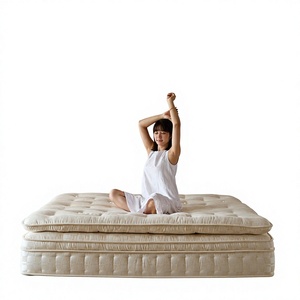 <span class=keywords><strong>Matelas</strong></span> artisanal en crin de cheval, entièrement fait main, sans colle, soutien à ressorts, fermeté moyenne - Product Image 1