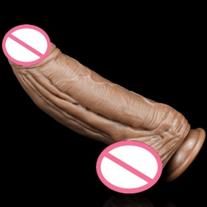 Outil de sexe pour adulte femme bâton de recrudescence gay silicone énorme simulation gode extra large doux épais long pénis femme grosse bite - Product Image 4