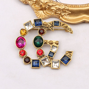 Broche de pull élégante et luxueuse de style G, accessoire vintage personnalisé, <span class=keywords><strong>pince</strong></span> <span class=keywords><strong>à</strong></span> <span class=keywords><strong>cravate</strong></span>, barrette <span class=keywords><strong>à</strong></span> <span class=keywords><strong>cravate</strong></span>, épingle <span class=keywords><strong>à</strong></span> <span class=keywords><strong>cravate</strong></span> – Meilleures ventes - Product Image 4