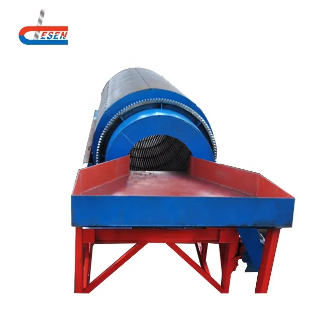High Performance Trommel Screen Drum Sieving Machine / Rotary Screen for gold and diamond