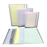 Carpeta de Hojas Sueltas con Anillas Metálicas Dobles, Transparente Mate, de PP, con 26 Orificios, Impresa, Resistente al Agua, para Oficina y Escuela