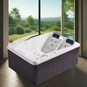 Sản Phẩm Mới Bồn Tắm Nước Nóng Vỏ Acrylic Sang Trọng Spa Bơi Ngoài Trời Với Bồn Tắm Mát Xa Cho Người Và Tiệc Tùng - Product Image 5