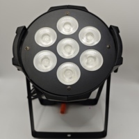 Lumière de scène LED COB 7x50W DMX512 W/WW/RGB/RGBW pour discothèque, fête, club, théâtre