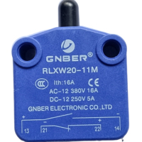 Kleiner Mikro-Wippschalter ABS Endschalter Wasserdicht 16A 380V SPDT Magnetischer Druckschalter mit Silberkontaktpunkt