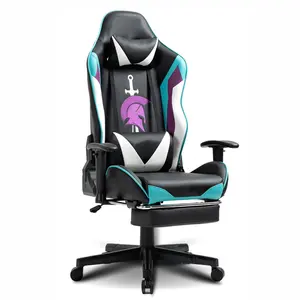 Índia Hot Sale Cheap Price Gaming Chairs 180 Graus Recline Molded Espuma Cadeiras Computador de Luxo Gaming Chair com Footrest