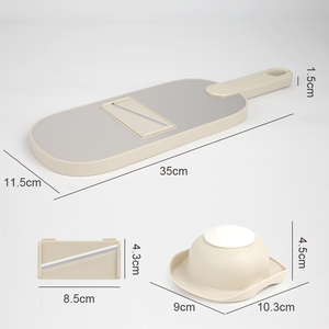 Coupe-légumes professionnel à 6 lames ou 3 lames cuisine épaisseur réglable <span class=keywords><strong>mandoline</strong></span> alimentaire portable trancheuse de légumes avec poignée - Product Image 3