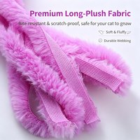 Jouet pour chat en peluche pieuvre avec herbe à chat, jouet interactif doux pour chaton, jouets à mâcher moelleux et froissés pour chats d'intérieur, 3 couleurs disponibles