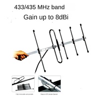 Antenne Yagi Directionnelle Portable UV 430/435 MHz pour Radioamateur – Compagnon Idéal pour Interphone et Diffusion HAM – Antenne Yagi Puissante