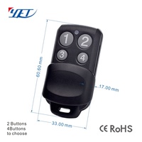 Télécommande universelle YET158 EV1527 à code d'apprentissage pour portes de garage et portails automatiques