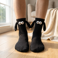 Chaussettes magnétiques 3D OEM pour hommes et femmes, chaussettes de sport amusantes mi-mollet pour couples, chaussettes de cheville pour hommes et femmes