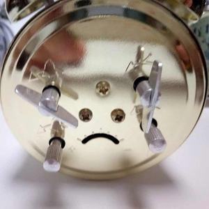 Relógio Despertador Mecânico em Forma de Ferradura, Relógio Vintage de Metal com Mecanismo de Corda Manual, Bonito com Mola de Corda Mecânica - Product Image 2