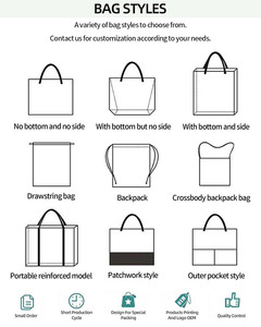 Bolsa de Tela de Lona con Estampado Animal Personalizado, Asa Larga, Ecológica y Reutilizable para Compras - Product Image 5