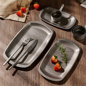 Placas de almacenamiento de acero inoxidable Snow Peak con oreja Anti-escaldado Snack Steak Buffet Platos Plato de lado ancho profundo Sevring para mesa - Product Image 5