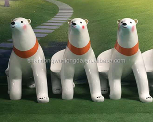 Banc de jardin en fibre de verre de taille réelle, moderne, personnalisé, pour l'extérieur - Product Image 2