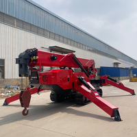 La Chine fabrique des grues araignées de 12 tonnes levage hydraulique grues araignées à plusieurs jambes installation de verre grues araignées électriques