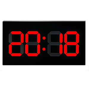CHEETIE CP123 Decorative LED Wall <strong>Clock</strong> Dimmable Time <strong>Memory</strong> 12 or 24 Date 4 Digits LED 3D Wall <strong>Clock</strong> - Product Image 1