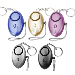Wholesale Portable Safe Sound 140db Self Defense Alert Products Loud Personal Buzzer Alarm Keychain