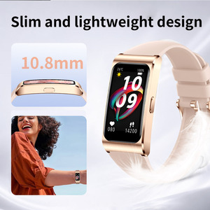<span class=keywords><strong>Bracelet</strong></span> intelligent étanche IP68 avec moniteur de fréquence cardiaque, SpO2, suivi du sommeil, <span class=keywords><strong>podomètre</strong></span>, météo, suivi du cycle féminin et fonction d'appel pour femmes - Product Image 4