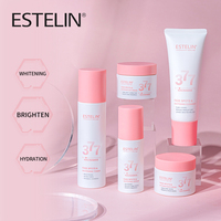 Vente en gros ESTELIN, ensemble de soins de la peau à la niacinamide, marque privée, pour estomper les taches et éclaircir la peau, ensemble de soins de la peau nourrissant, éclaircissant et anti-âge