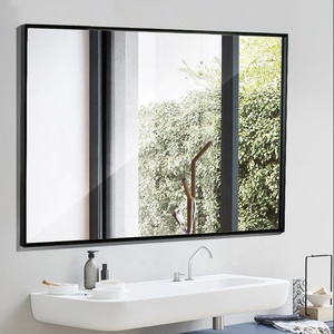 Khung Nhôm Phòng Tắm Khuôn Đầy Đủ Chiều Dài Dây Treo Tường Nghệ Thuật Bạc Gương Khung - Product Image 4