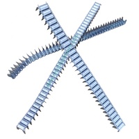 Usine directe en vrac M66 CL-72 pinces de clinchage agrafes galvanisées pour Machine à matelas automatique pour rembourrage à bobine à ressort