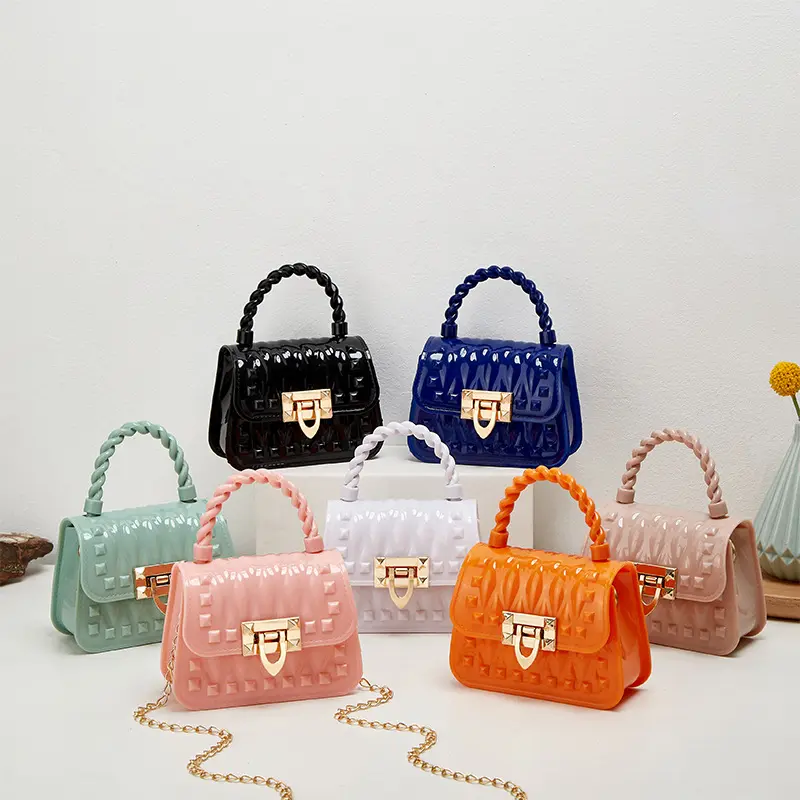 2023 Mädchen Handtasche Candy Color Mini Messenger Taschen Koreanische Geldbörse Lingge Cross body Frauen Umhängetasche