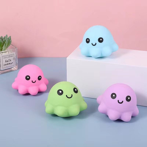 2025 Fun Flour <b>Balls</b> <b>Squeeze</b> Toy for Age 5-7 Octopus Stress Relief Pinch and Decompress with the Toy - Product Image 1