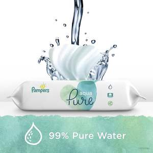 Toallitas Húmedas para Bebés Aqua Pure, 99% Agua Pura, Hipoalergénicas, Sin Fragancia, No Tejidas, para el Cuidado de la Piel de los Bebés, Venta al Por Mayor - Product Image 1