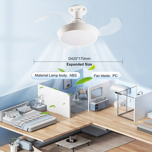 Nhà/khách sạn phòng ngủ trong nhà ánh sáng Quạt trang trí thông minh LED quạt trần ánh sáng với đèn Lưỡi quạt ánh sáng - Product Image 3