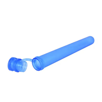 Tube de rangement pour herbes en plastique imperméable, porte-papier à rouler, accessoires pour fumer, tube à herbes en plastique pour tabac et cigarettes