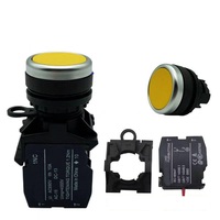 Interrupteur à bouton-poussoir industriel LED Gemstar 22 mm, homologué 10 A à 24 V CC