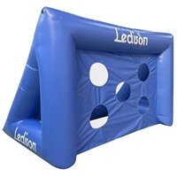 But de football gonflable portable moderne personnalisé en PVC pour tir au but, avec impression sérigraphique de logo personnalisé, promotionnel