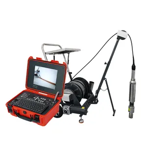 New design testing equipment with smart plate type winch underwater well inspection rotated camera cctv 360