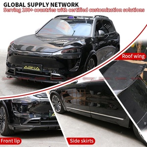Mới Nhất Thiết Kế Mới Khô <span class=keywords><strong>S</strong></span>ợi Carbon Nâng Cấp Để Abina Phong Cách Phụ Tùng Xe Hơi Cơ Thể <span class=keywords><strong>Kit</strong></span> Cho aito 9 wen Jie M9 Phía Trước Phía Sau Lip Side Váy - Product Image 5