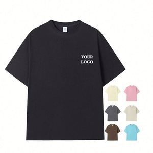 Custom Logo 210 Grams Men's Vintage Sports T-Shirt O-Neck Anti-Wrinkle Plain Dyed Compressed Sublimation Blank Digital Printing - Product Image 1