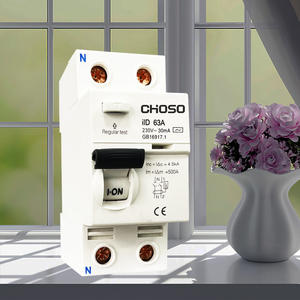 CHOSO COID PA66 RCBO RCCB 32A 63A 230V 400V 1P + N 3P + N 2P 4P 4.5kA/6kA Capacité de rupture Montage sur rail - Product Image 5