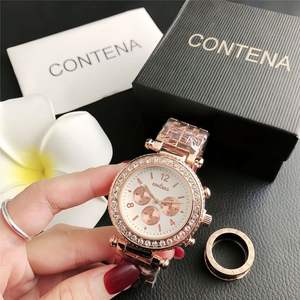 Reloj de lujo con logo, reloj de pulsera de lujo para mujer estilo hip hop, reloj de pulsera deportivo personalizado en oferta, reloj de cuarzo de alta calidad para mujer - Product Image 2