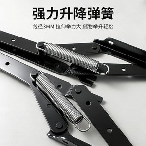 Furniture Hinge Cold Rolled Steel 2.5 Mm Thickness Baking Paint Flush Mount Durable Minimalist Design - Product Image 4