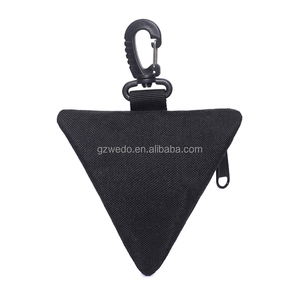 Ngoài trời Nylon chiến thuật túi nhỏ đồng xu Ví Keychain Pouch săn bắn phụ kiện trường hợp tam giác EDC Công cụ túi, mini thay đổi Ví - Product Image 4