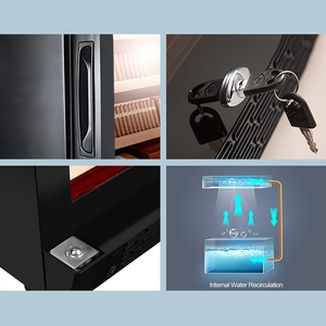 Cave à cigares électrique Vanace Cave à cigares commerciale en bois de cèdre espagnol Humidor à vendre - Product Image 5