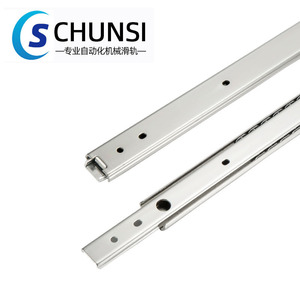 Chunsi Linear Guide Rail C-SRY27 27mm Steel <b>Light</b> Load Two Section <b>Pull</b> Out Type - Product Image 3