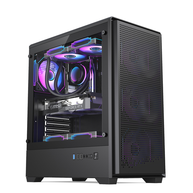Factory OEM Full Tower Gaming Computer Case E-ATX Tempered Glass Chassis Support 360mm Water Cooling 7 Fans Wholesale