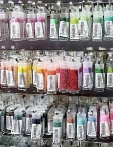 Perles de <span class=keywords><strong>rocaille</strong></span> rondes japonaises Miyuki de haute qualité pour bricolage, artisanat en verre - Product Image 1