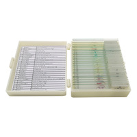 Biological Microscopes Slides Middle School Student Gift Teaching Resource 20pcs Set Zoology Prepared Slides