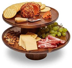 Tùy Chỉnh <span class=keywords><strong>2</strong></span> <span class=keywords><strong>Tier</strong></span> Keo Bánh Gỗ Đứng Cho Đám Cưới, Đảng, Hiển Thị, Bán Buôn Bằng Gỗ Hai <span class=keywords><strong>Tier</strong></span> Cupcake Khay Cho Món Tráng Miệng, Bánh - Product Image 6