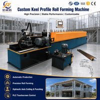 Machine de profilage automatique de profilés sur mesure, commande PLC, équipement de décoration de plafond de forme spéciale