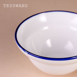 Cuenco de sopa de cerámica lindo y fresco <span class=keywords><strong>Insa</strong></span>, juego de vajilla portátil y reutilizable, vajilla ecológica - Product Image 6