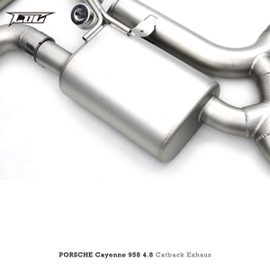 Silencieux d'échappement à soupape COC pour <span class=keywords><strong>Porsche</strong></span> <span class=keywords><strong>Cayenne</strong></span> 958 4.8 2010-2016 Systèmes de tuyaux d'échappement en acier inoxydable Sport - Product Image 4