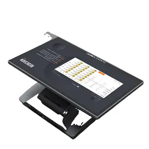 Mesin Pos Desktop layar sentuh 15.6 "semua dalam satu kios WIFI layar ganda sistem Pos untuk kasir ritel layar sentuh Android